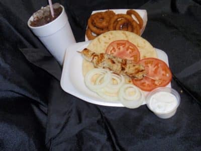 Grilled Chicken Kabob Sandwich-Tex Star Grill